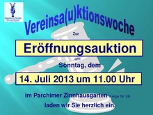 Eröffnungsa(u)ktion 2013