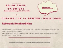 Durchblick im Renten- Dschungel , 20.10.2015
