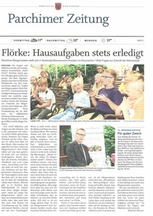 Brgermeisterfragestunde im Zinnhausgarten
